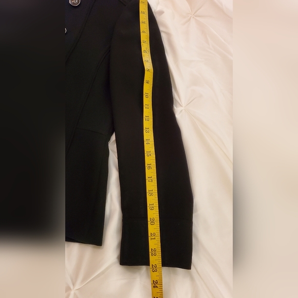 Tahari Black Pantsuit With Military-Style Blazer - Picture 13 of 14